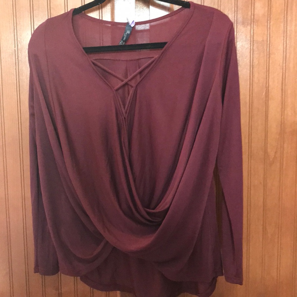 Maroon Blouse